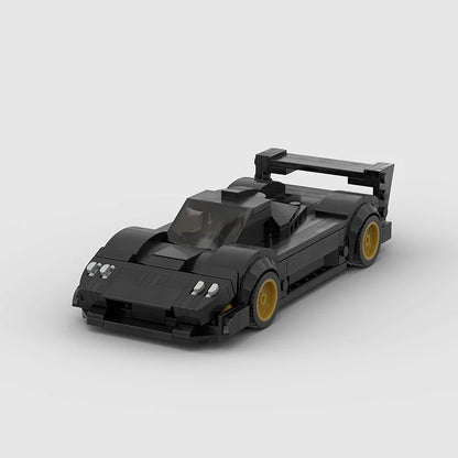 MOC Racer City Sports Vehicle Building Blocks Set - Creative Educational Toy for Boys